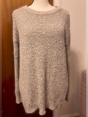 BCBGeneration Women’s Black and White Long Sleeve Sweater